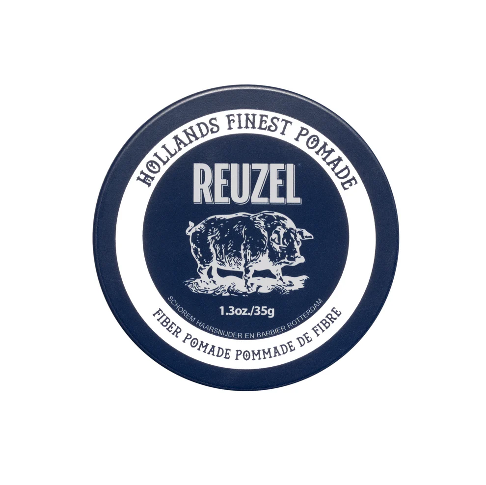Reuzel Fiber Pomade – Firm Pliable Hold, Low Shine – clean exact package, 35g