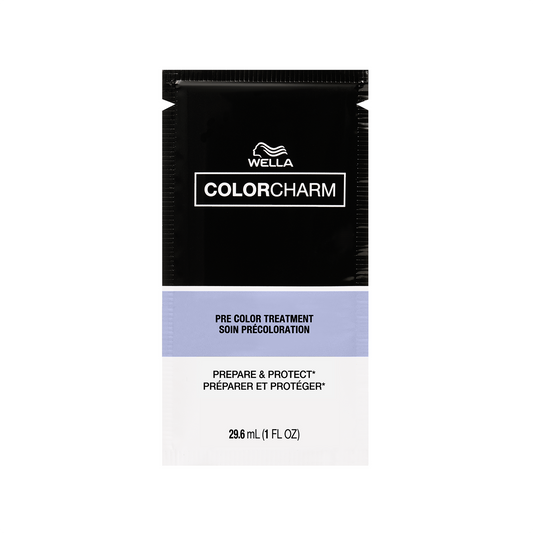 Wella Color Charm Pre-Colour Treatment — 29.6 ml single-use sachet, front of pack