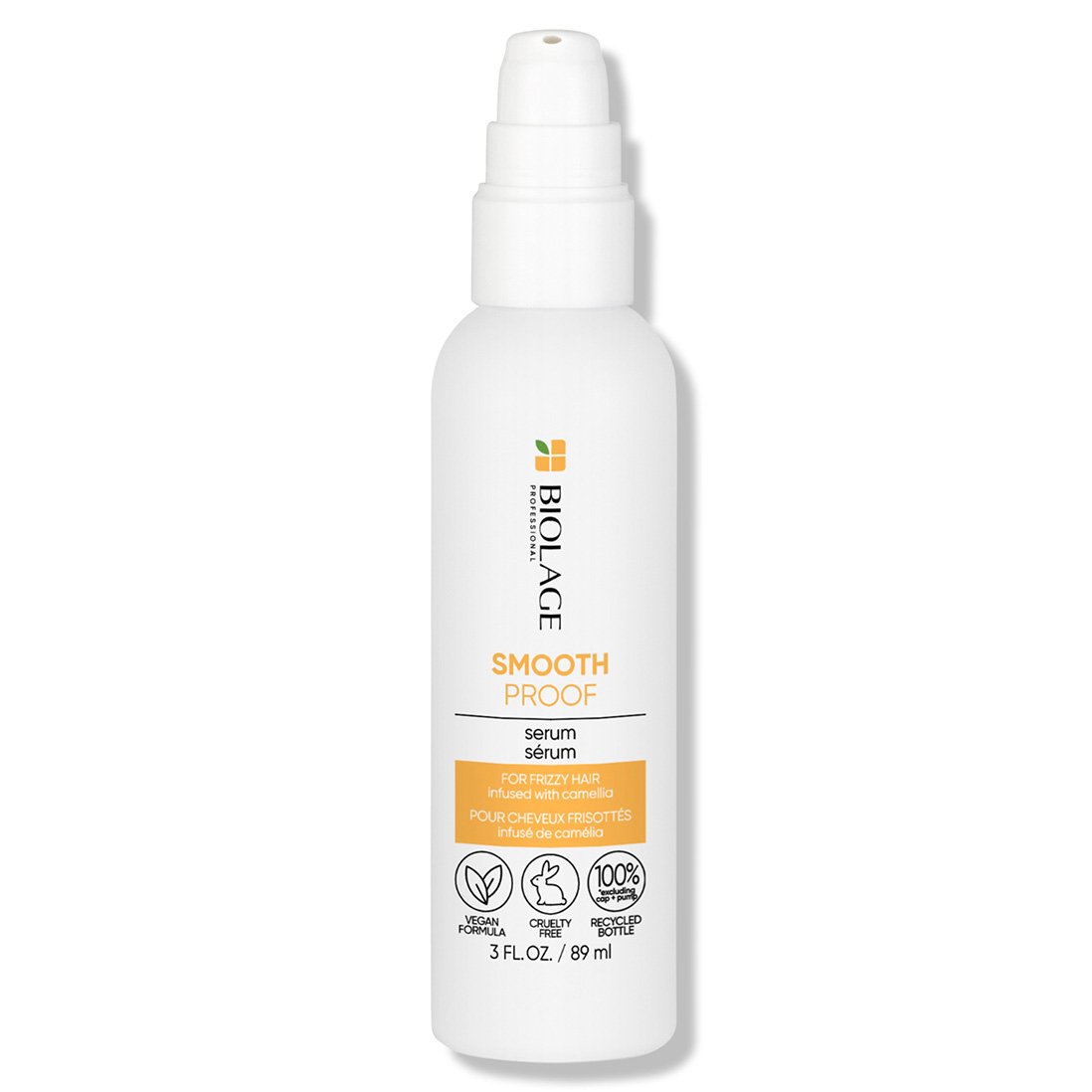 Biolage SmoothProof Serum – Anti-Frizz, Humidity Control, Camellia Oil Infused, Vegan, 89ml