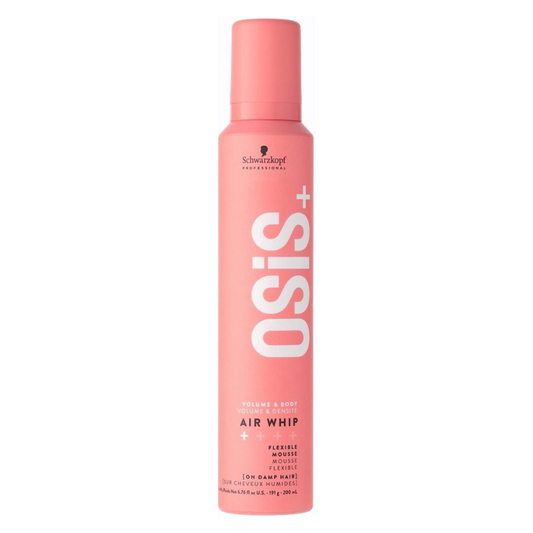 OSiS+ Air Whip – 200ml Flexible Hold Mousse for Soft Volume & Control