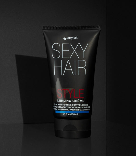 SexyHair Style Curling Creme – Curl-Defining Heat Protection Cream 5.1oz