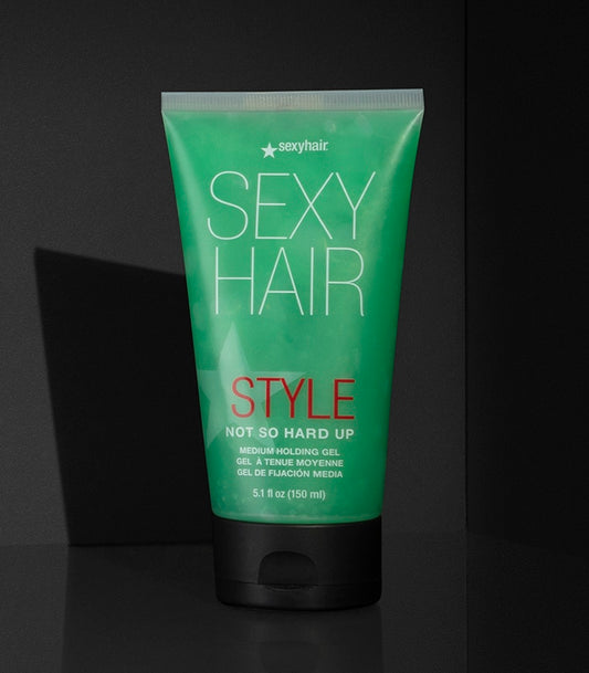 SexyHair Style Not So Hard Up Medium Hold Gel – Touchable Gel 5.1oz