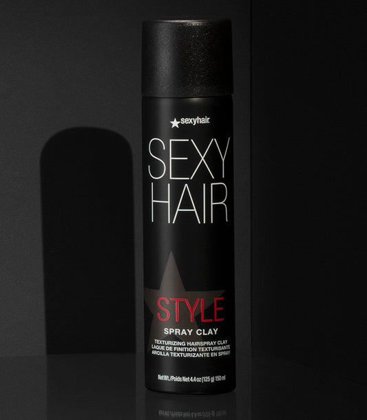 SexyHair Style Spray Clay Texturizing Spray – Matte Finish Spray Clay 4.4oz