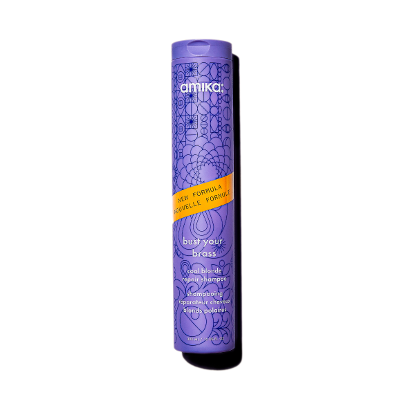 Amika Bust Your Brass – Purple Blonde Strength Repair Shampoo