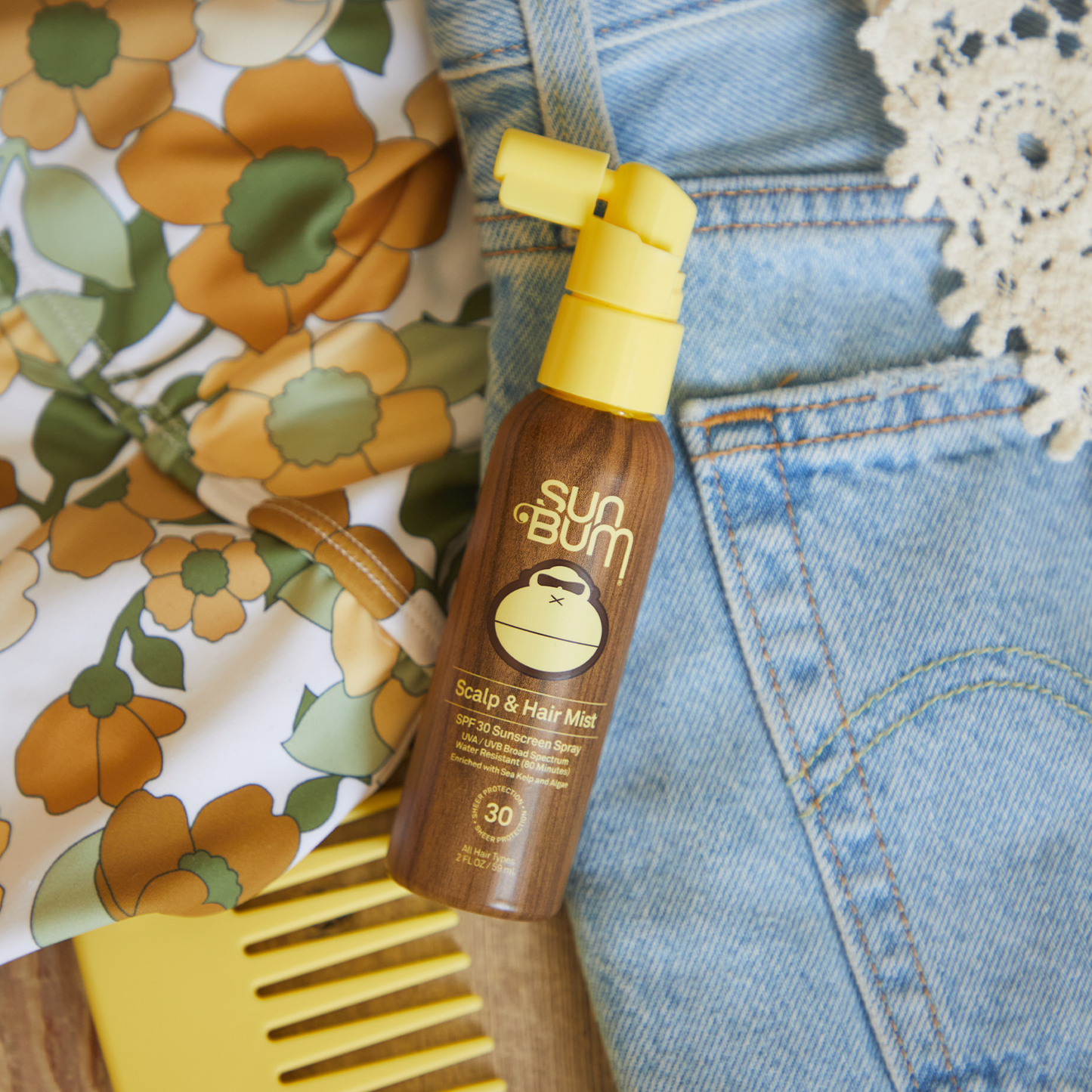 Brume cuir chevelu et cheveux FPS 30 Sun Bum