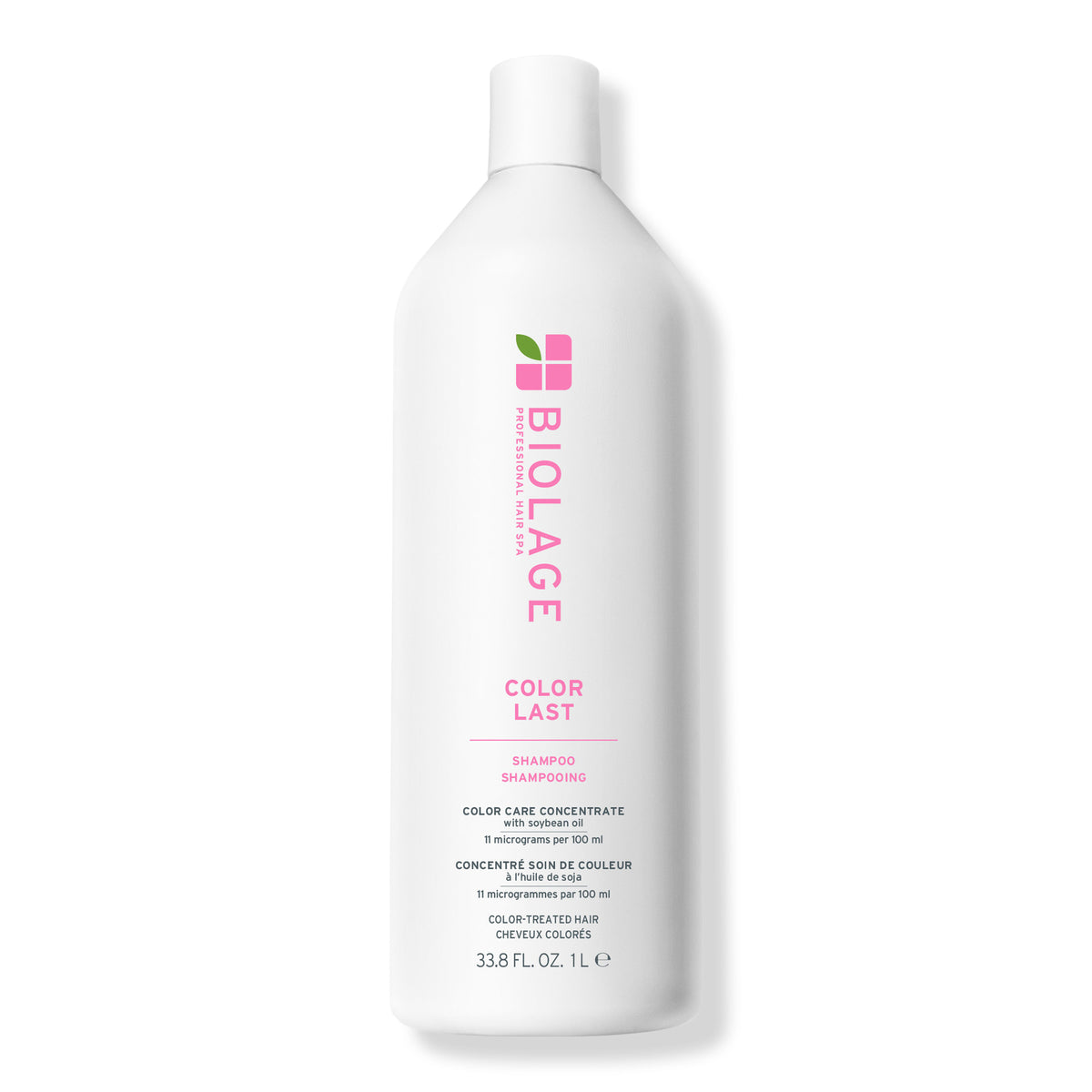 Biolage ColorLast Shampoo 1 L — current-generation litre bottle, front label, plain white background
