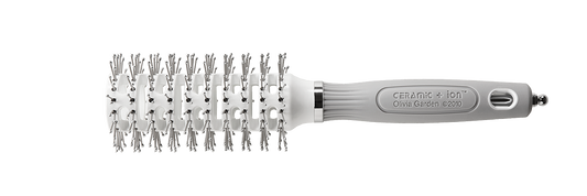 Olivia Garden Ceramic + Ion Turbo Vent Pro Brush — 34 mm, plain white background