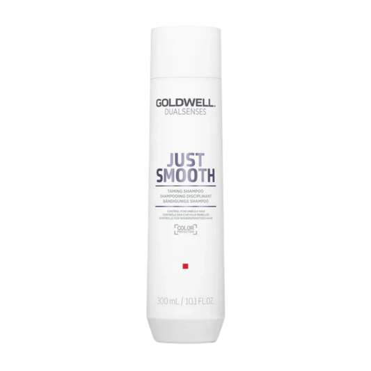 Goldwell Dualsenses Just Smooth Duo – Shampoo + Conditioner – product on white background