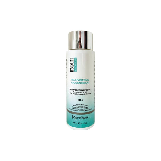 Keraspa Instant Hair Therapy Rejuvenating Shampoo & Conditioner Duo — 300 ml shampoo bottle, front label