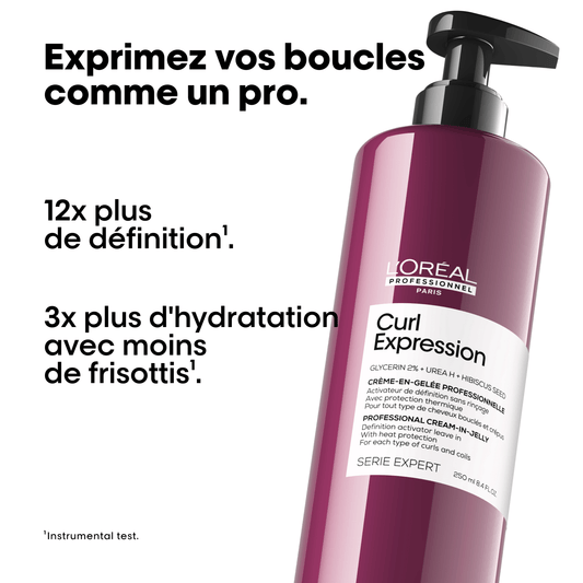 L’Oréal Professionnel Série Expert Curl Expression Duo – Curl Reviver Refresh Spray 190ml + Curl Definition Activator Cream-in-Jelly 250ml