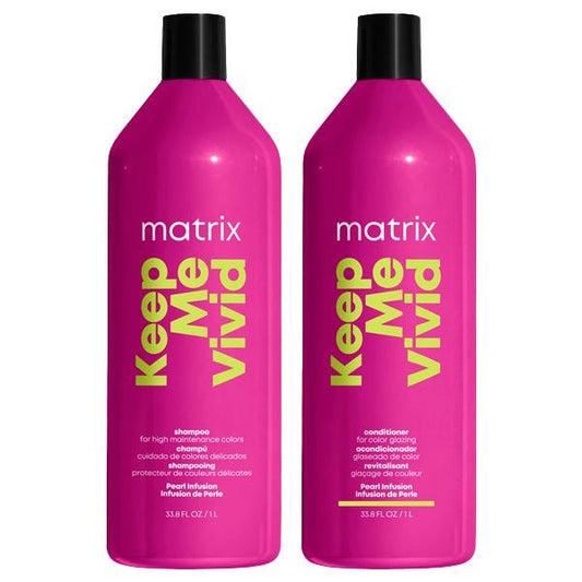 Matrix Keep Me Vivid Shampoo & Conditioner Duo – Sulfate-Free Color Care for Vibrant, Long-Lasting Hair
