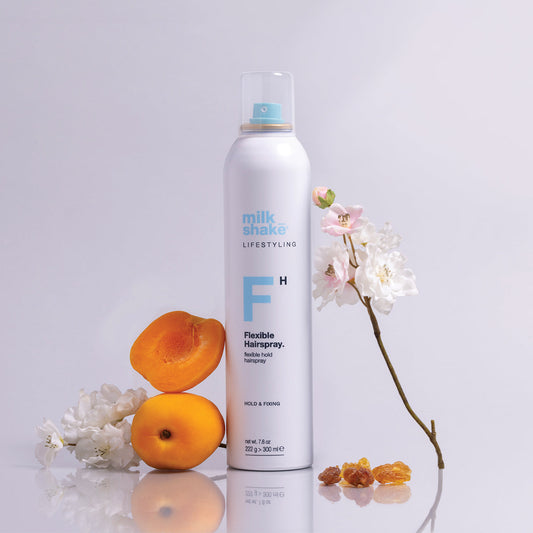 milk_shake Lifestyling Fabulous Flexible Hold Hairspray — lifestyle shot