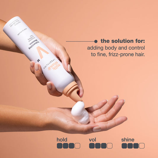 milk_shake Lifestyling Volumizing Mousse Strong Hold — the solution for