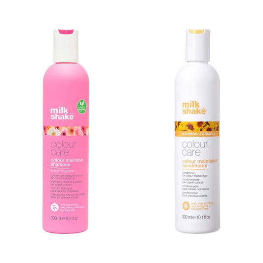 milk_shake Colour Care Color Maintainer Shampoo & Conditioner Duo — 300 ml + 300 ml duo: shampoo and conditioner side by side, plain white background