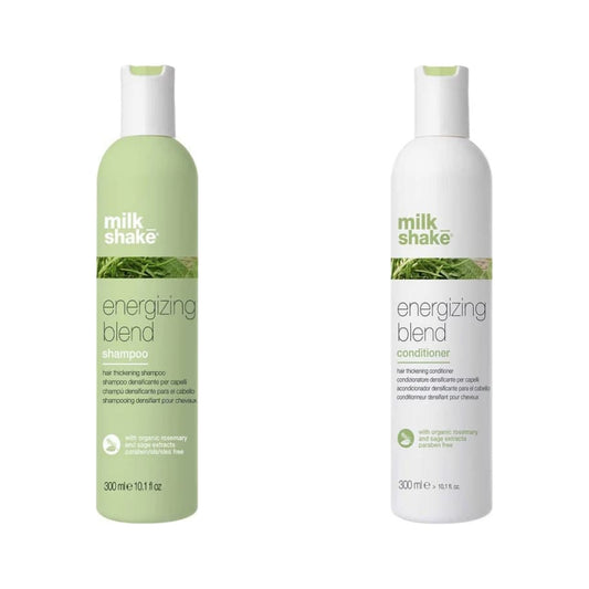 milk_shake Energizing Shampoo & Conditioner Duo — 300 ml + 300 ml duo: shampoo and conditioner side by side, plain white background