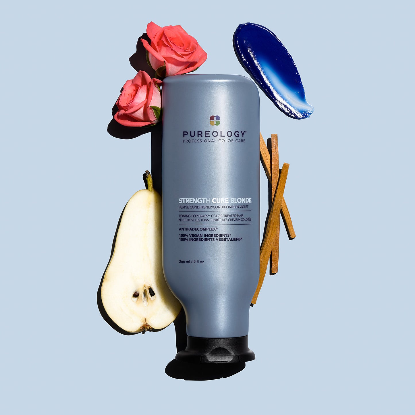 Pureology Strength Cure Blonde Purple Conditioner – Tones and Repairs Blonde Hair