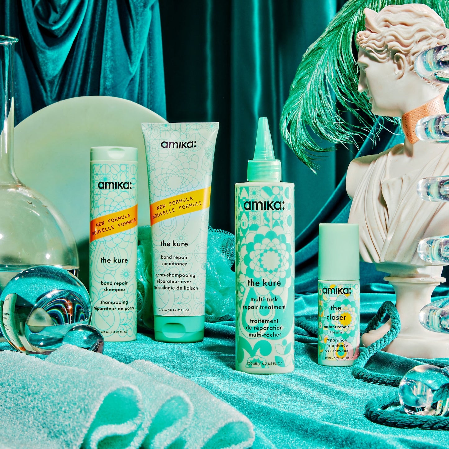 Amika The Closer Instant Split-End Hair Repair Cream 50ml – Seal, Smooth & Strengthen in One Step