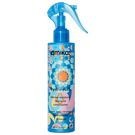 Amika Hydro Rush – Moisture-Boosting Leave‑In Conditioner for Dry, Frizz-Prone Hair (6.7 oz)