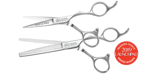 Olivia Garden SilkCutPRO Shear & Thinner Kit — 5", plain white background