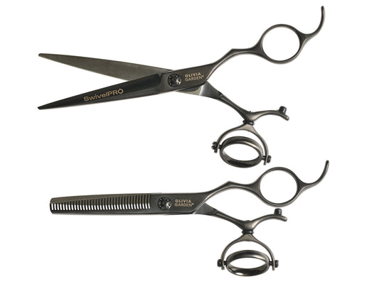 Olivia Garden SwivelPro Shear & Thinner Case Deal — 6.5", plain white background