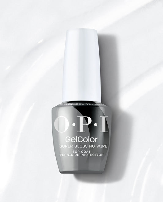 OPI GelColor Top Coats — Super Gloss No-Wipe Top Coat, official OPI product image
