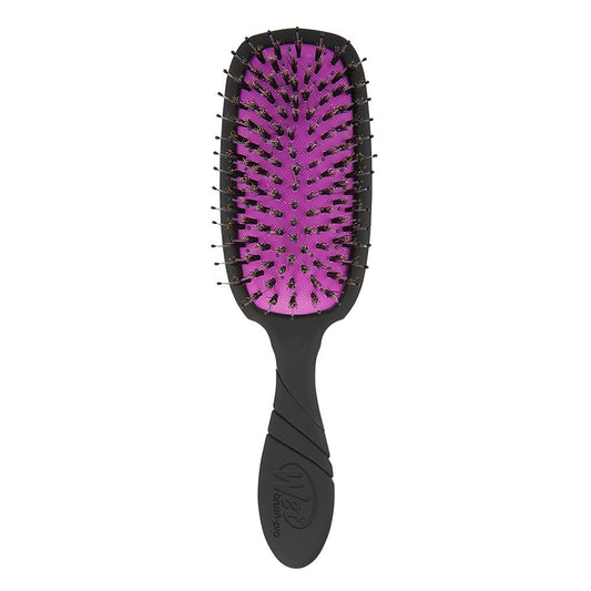 Wetbrush Pro Shine Enhancer — Black boar bristle brush, product photo