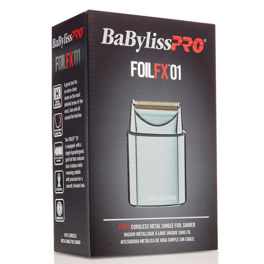 BaBylissPRO FOILFX01 Cordless Metal Single Foil Shaver