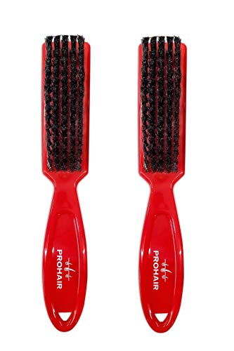 Prohair Fade & Blade/Clipper Cleaning Red Brushes - (2 Pcs/Set) - ProCare Outlet by Prohair