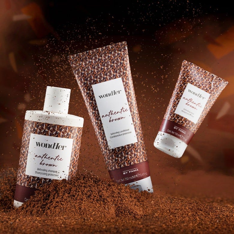 Professional By Fama - Wondher - Authentic Brown Defending Shampoo |10.1 oz| - by Professional By Fama |ProCare Outlet|