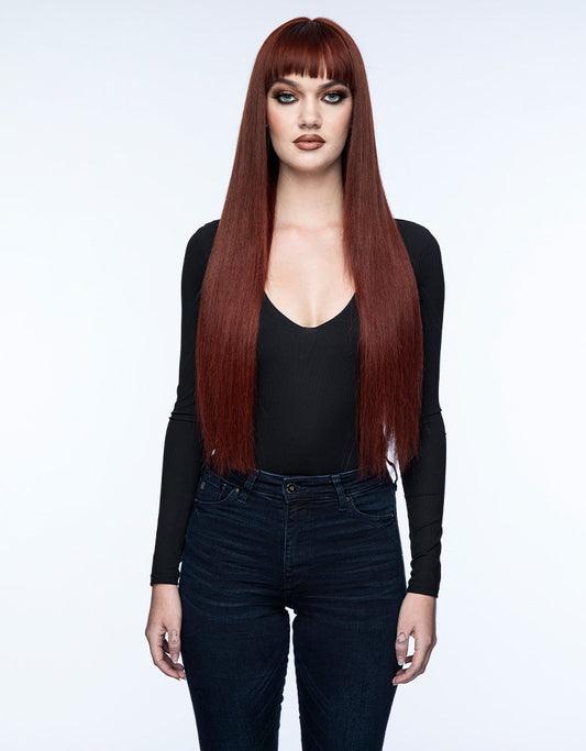 BELLAMI Silk Seam 16" 140g Extensiones de Cabello Natural Canela Mocha