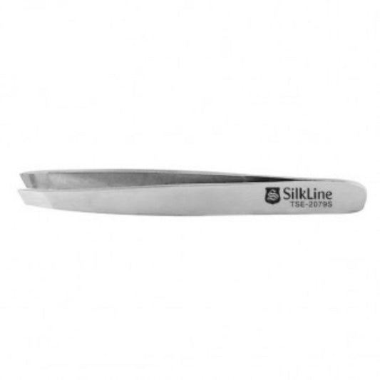 Silkline Tweezers - Mini Slanted - TSE2079SNC - by Silkline |ProCare Outlet|
