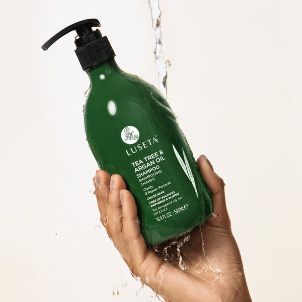 Luseta Beauty Tea Tree & Argan Oil Champú – Alivio del cuero cabelludo
