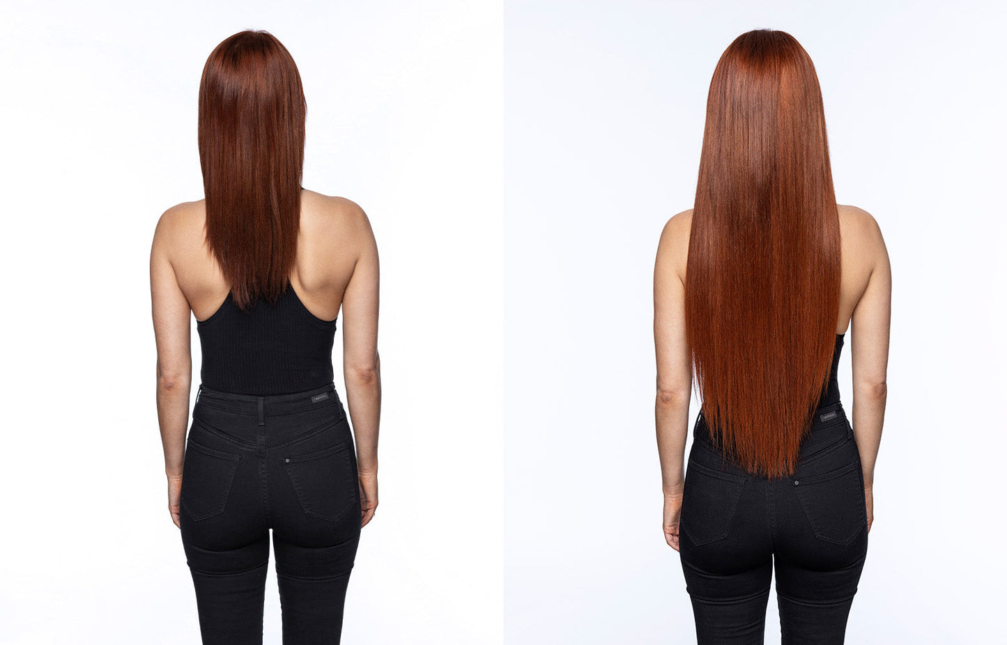 BELLAMI Silk Seam 18" 140g Épicé Crimson Extensions de Cheveux Naturels