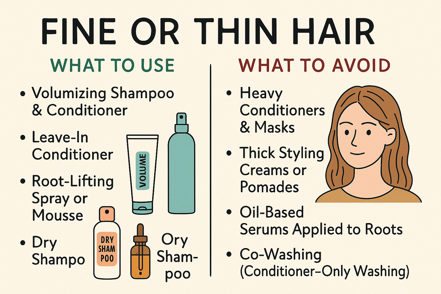 Fine or Thin Hair