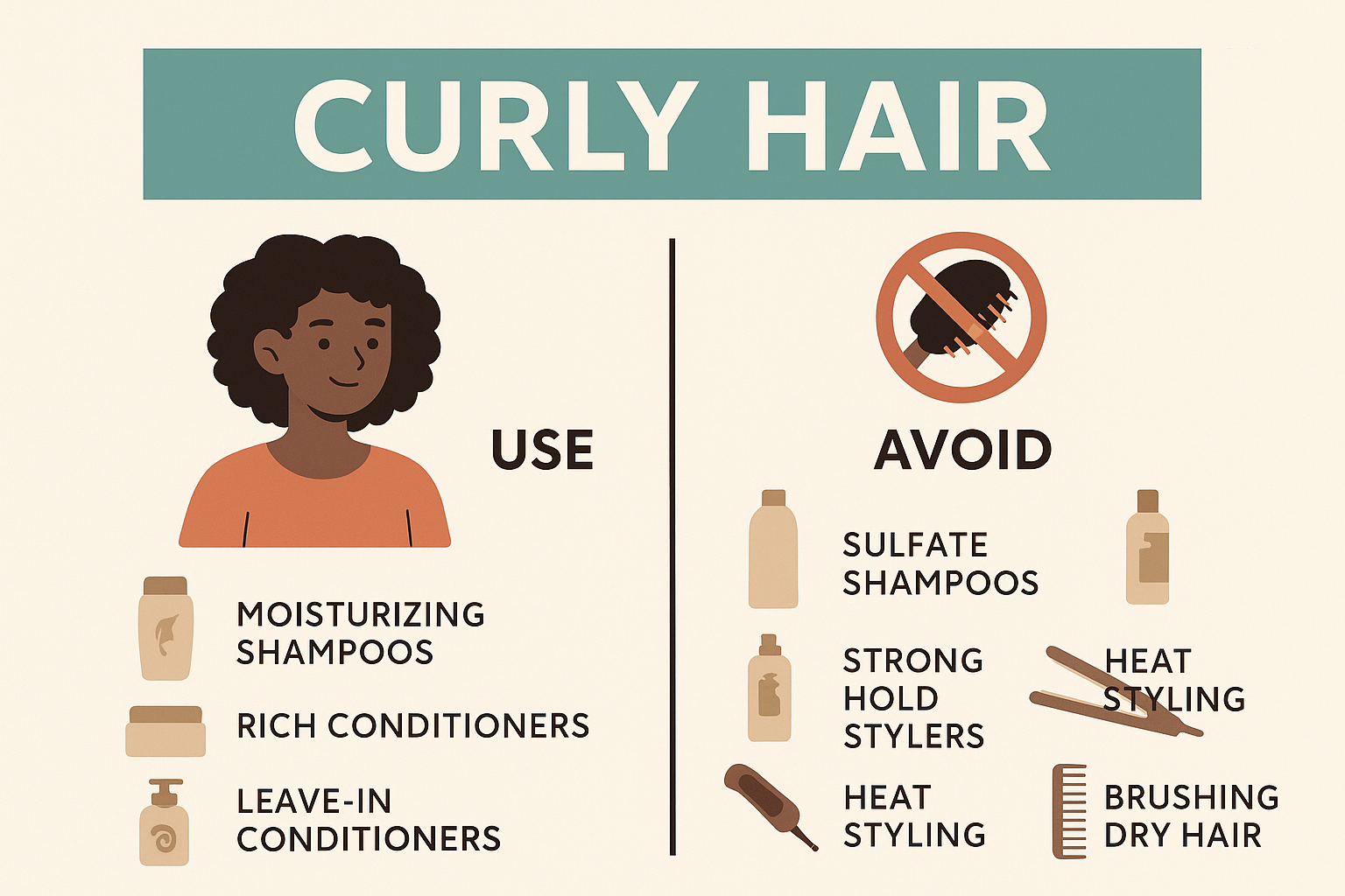 Curly or Wavy hair