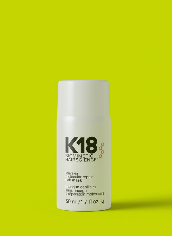 K18 Leave-In Molecular Repair Hair Mask – 4-Minute Peptide Treatment for Damaged Hair