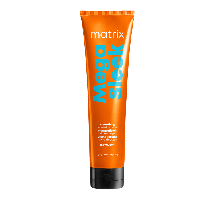 Matrix Total Results Mega Sleek Blow Down 5.1oz – Anti-Frizz Heat Protectant Cream