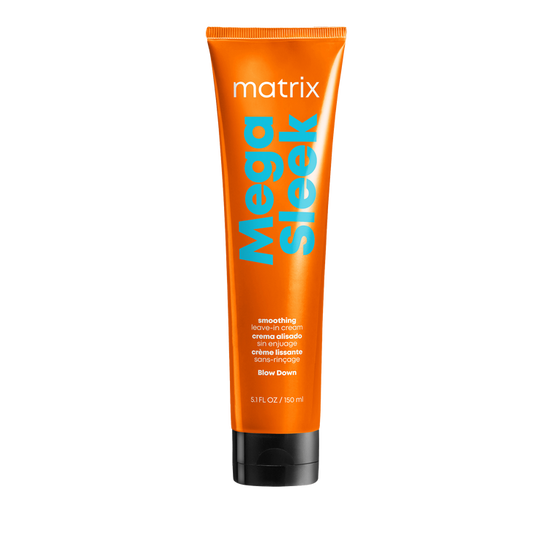 Matrix Total Results Mega Sleek Blow Down 5.1oz – Anti-Frizz Heat Protectant Cream