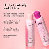 Amika Reset Clarifying Shampoo and Cooling Gel Conditioner Duo, 200 ml