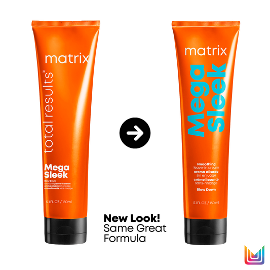 Matrix Total Results Mega Sleek Blow Down 5.1oz – Anti-Frizz Heat Protectant Cream