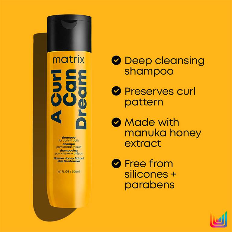 Matrix A Curl Can Dream Shampoo – Gentle Cleanse for Curls and Coils Without Stripping Moisture