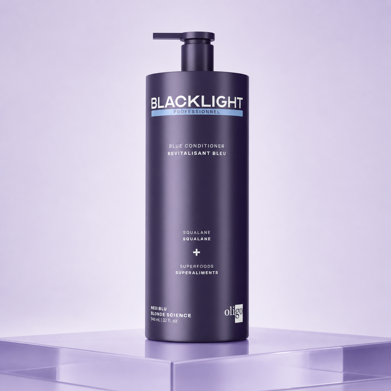 OLG-BLK-055 approved supplemental 1 — Oligo Professionnel Blacklight Blue Conditioner 946 ml