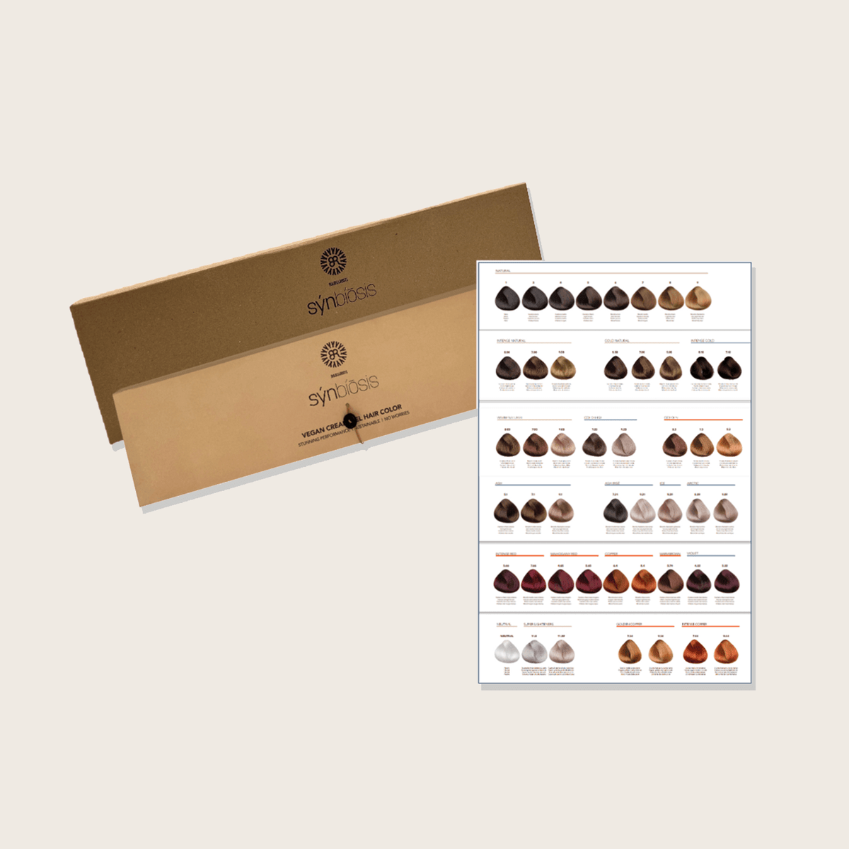 Professional By Fama B&R SYNBIOSIS - 2025 Colour Chart