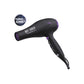 Hot Tools Tourmaline Tools 2000 turbo ionic dryer, black with purple accents — side view