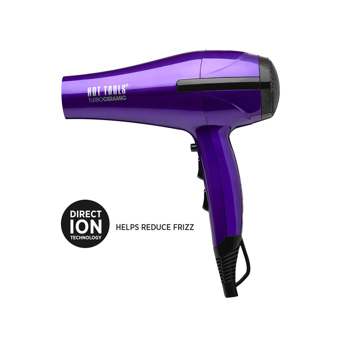 Hot Tools Turbo Ceramic Ionic salon dryer, purple — model HT7007CRM
