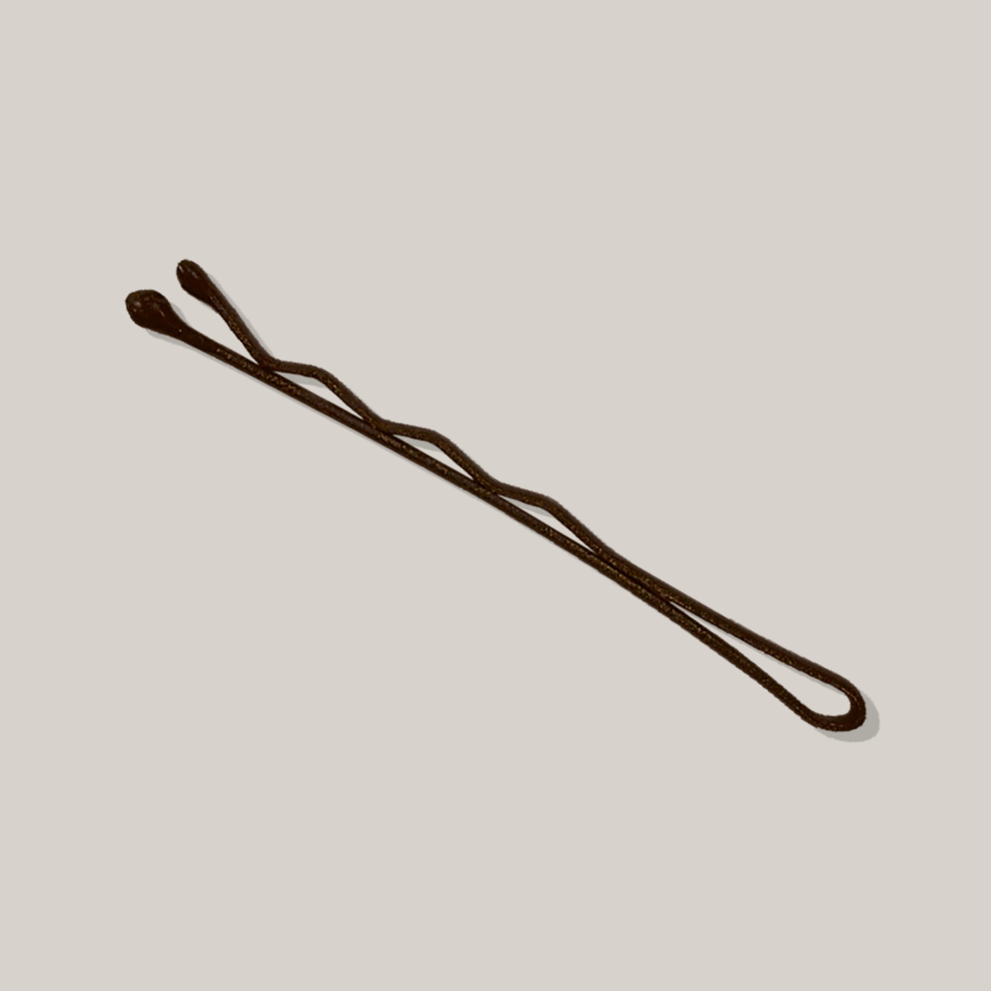 PINCES 2" (BOBBY PIN) TEXTUREES BRUN #BESBTEXBRUCC