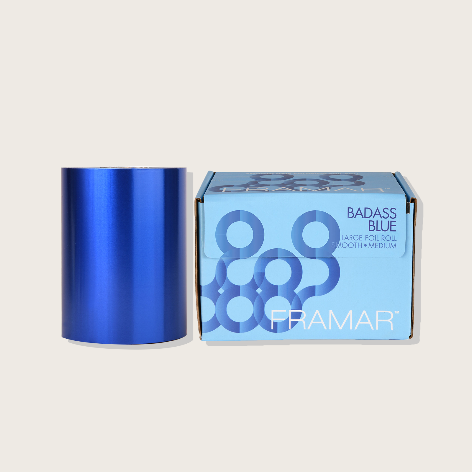 Rouleau aluminium lisse Badass Blue – 1600 pieds