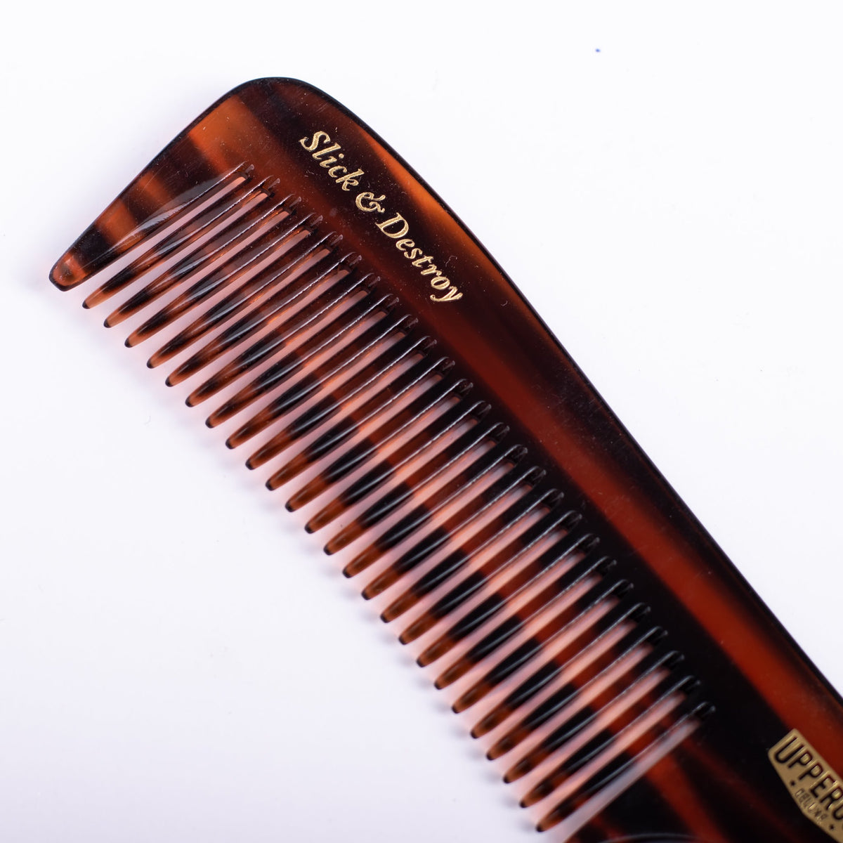 Uppercut Deluxe CT9 Styling Comb — close-up of the long wide-set teeth