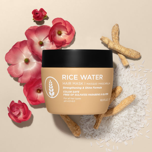 Luseta Beauty Rice Water Hair Mask – Deep Repair & Shine 500ml