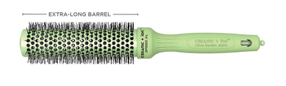 Olivia Garden Ceramic + Ion Speed XL Blossom Brush — product on a plain white background
